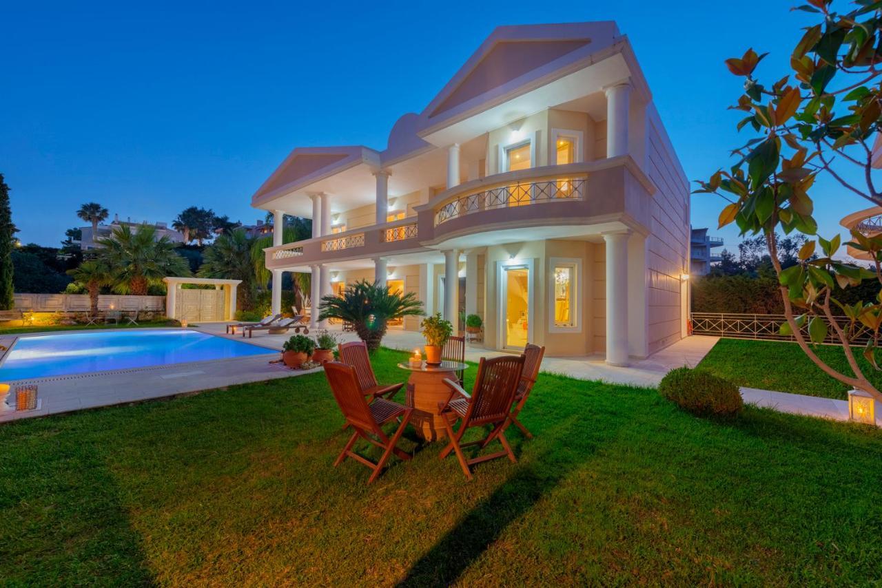 The Painters Luxurious Villa Anavyssos Exterior foto