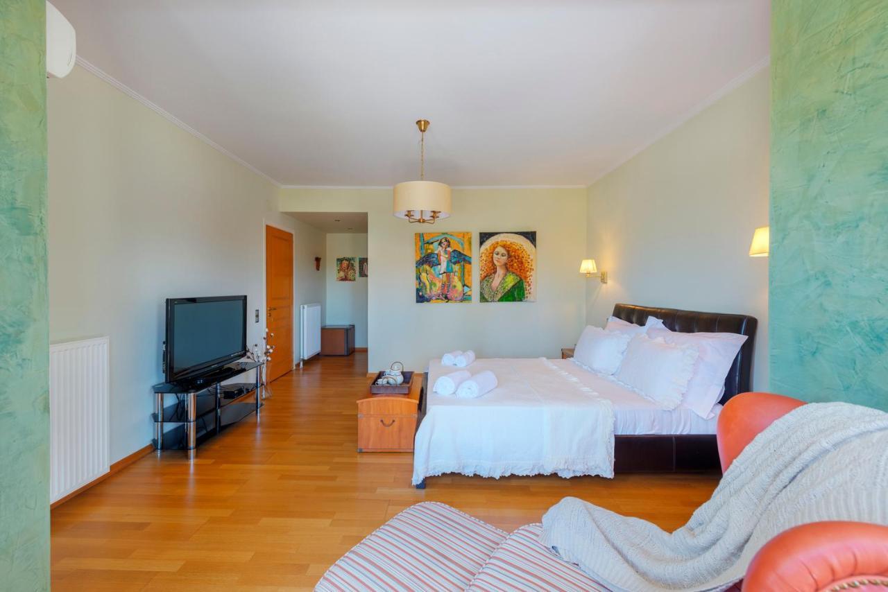The Painters Luxurious Villa Anavyssos Exterior foto